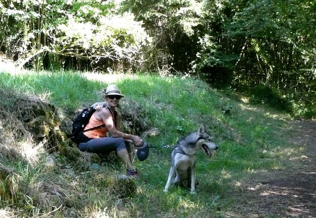 Husky Hiku und Christine